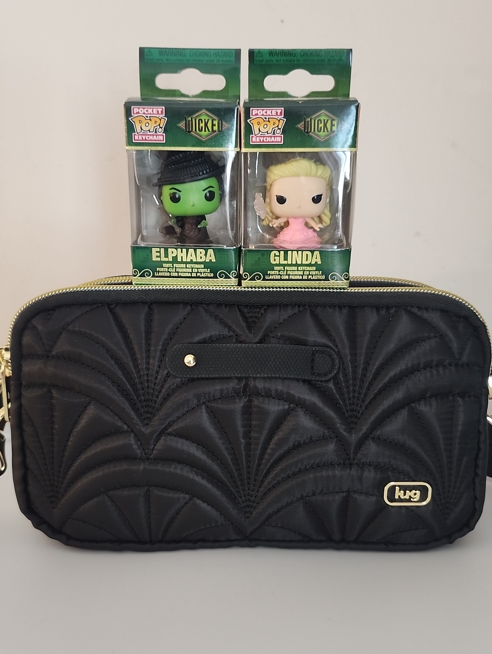 Wicked x Lug Crossbody w/Free Wicked Funko Pocket Pop Keychains/Bag Charms